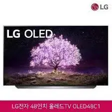 LG OLED48C1ENB 500시간 사용제품 팝니다.